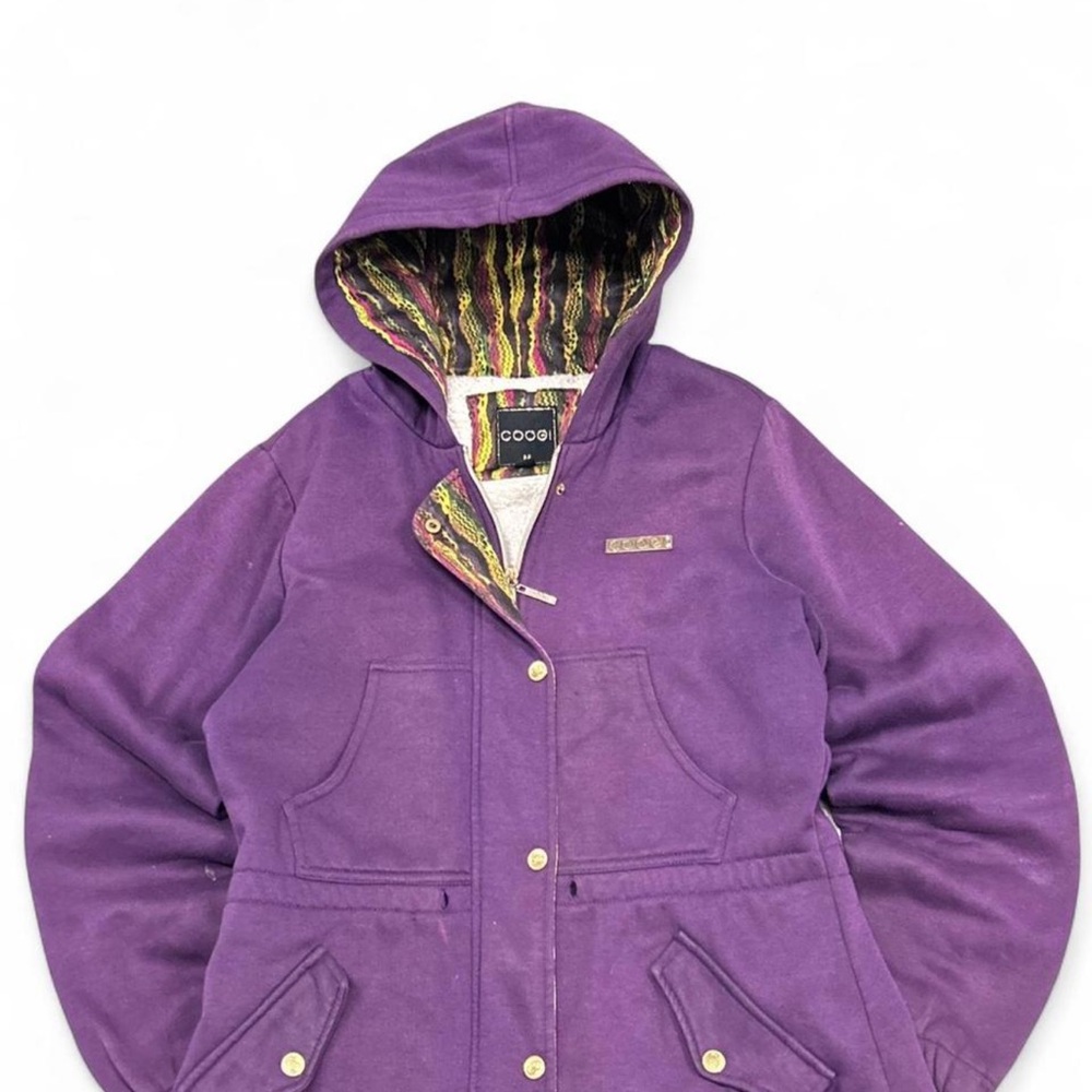 COOGI Purple Jacket with Vibrant Lining